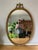 Antique Large Giltwood Oval Wall Mirror For Sale - Image 12 of 12