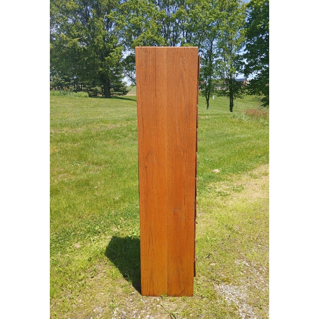 Antique Oak 10 Drawer File or Storage Cabinet 1920s For Sale - Image 4 of 17