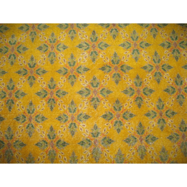 Vintage Yellow Anatolian Rug For Sale - Image 17 of 18