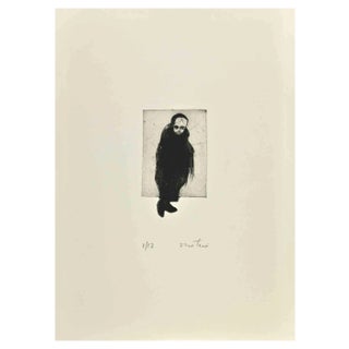 Enotrio Pugliese, The Sicilian, Etching, 1963 For Sale