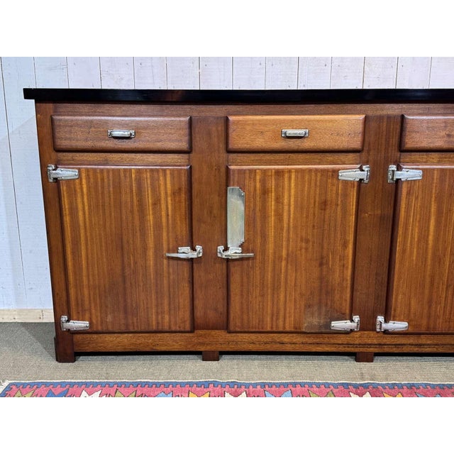 1950s Mahogany Bistro Cabinet with Formica Top, 1950s For Sale - Image 5 of 18