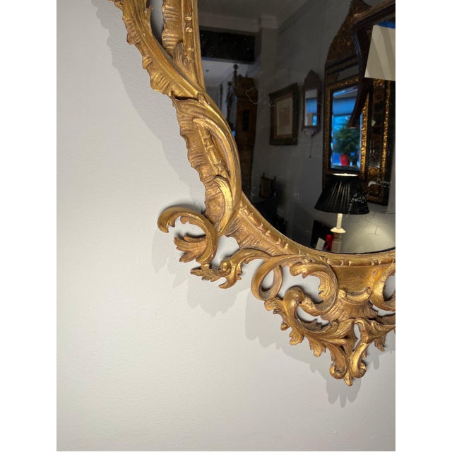 George III Style Gilt-Wood Mirror For Sale - Image 9 of 12