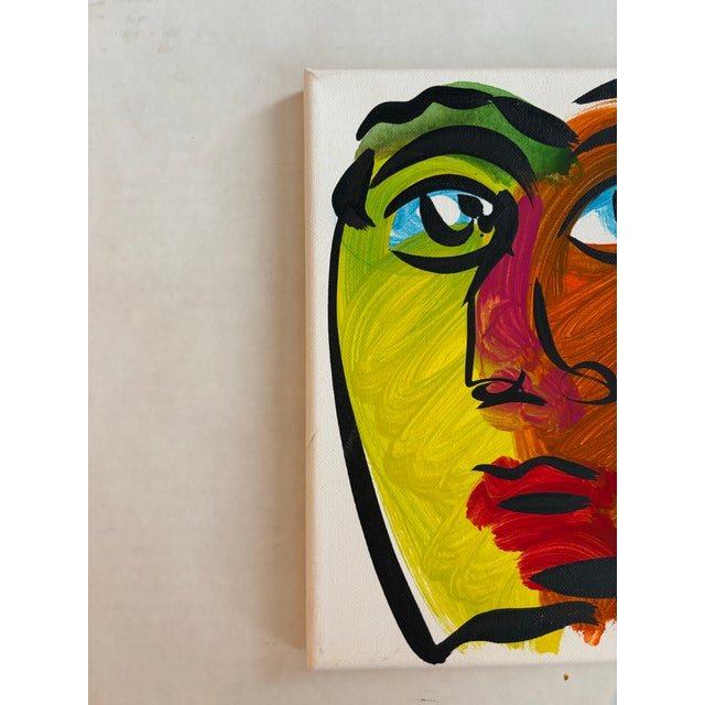 Abstract Portrait on Canvas Peter Robert Keil, a German artist born in 1942, has led a life immersed in creativity and...