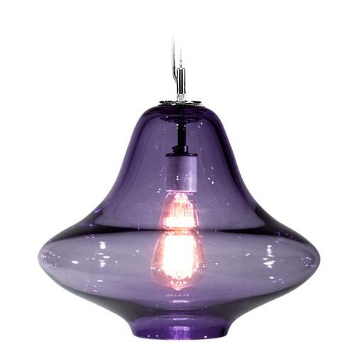 Not Yet Made - Made To Order Venus Pendant Light from the Versuvius Collection in Blue Lilac For Sale - Image 5 of 5