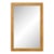 Modern Birch and Gilt Gesso Framed Mirror For Sale