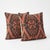 Mid-Century Modern Bohemian Turkish Kilim Pillow Cover 16'' X 16'' - Set of Two For Sale - Image 3 of 4