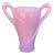 1980's Jaru Sculptural Pink Vase For Sale