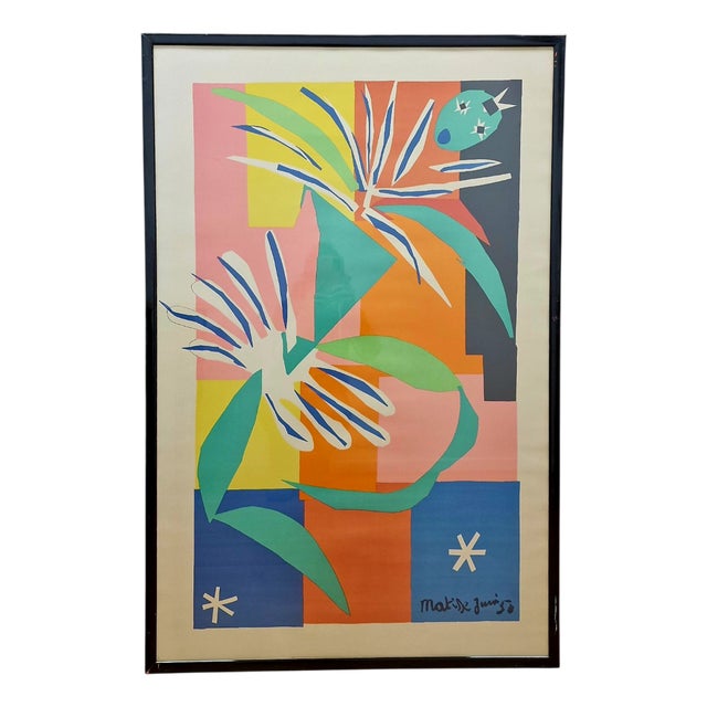 Henri Matisse, Creole Dancer, 1984, Lithograph on Paper, Framed For Sale