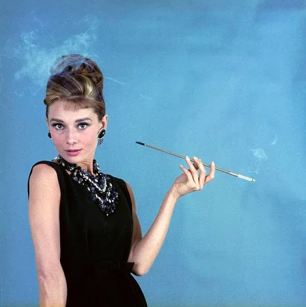 Audrey Hepburn as Holly Golightly in "Breakfast at Tiffany's" 1961 