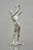 Vintage 1970s Silver Metal & Wood Figural Golf Trophy Award Cup John Sanzari For Sale - Image 4 of 14