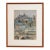 1960s France Impressionist Brown Canvas Painting For Sale