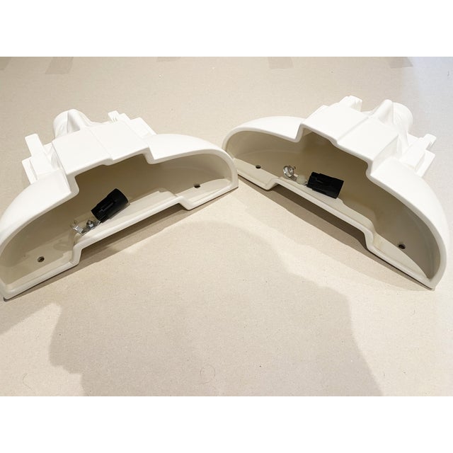 Art Deco Egyptian Pharaoh Face Sconce by Saint Clément Ceramic, France, 1960s, Set of 2 For Sale - Image 4 of 15