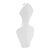 Modern Sculptural Vase in White Shagreen by R&y Augousti For Sale
