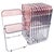 Acrylic Glass Pink and Chrome Plia Chairs by Piretti for Castelli, Italy, 1970s, Set of 12 For Sale - Image 18 of 18
