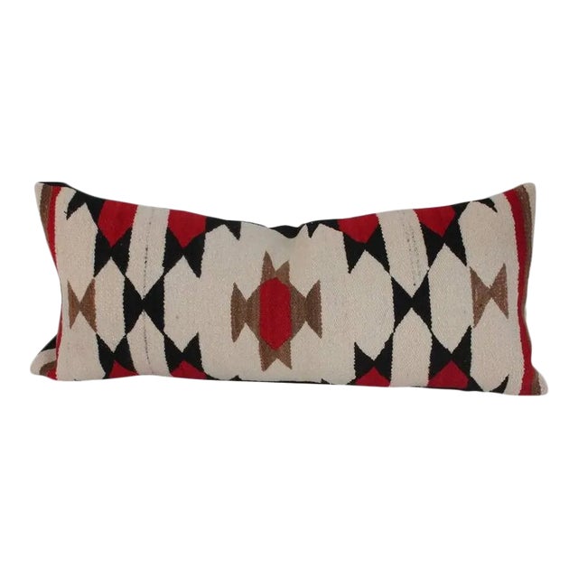 Woven Wool Bolster Pillow For Sale