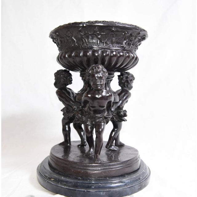 Metal French Bronze Cherub Tureen Dish For Sale - Image 7 of 9