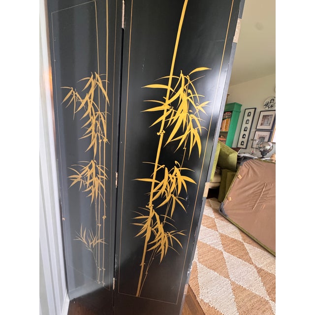 6 Panel Coromandel Lacquered Screen For Sale - Image 9 of 13