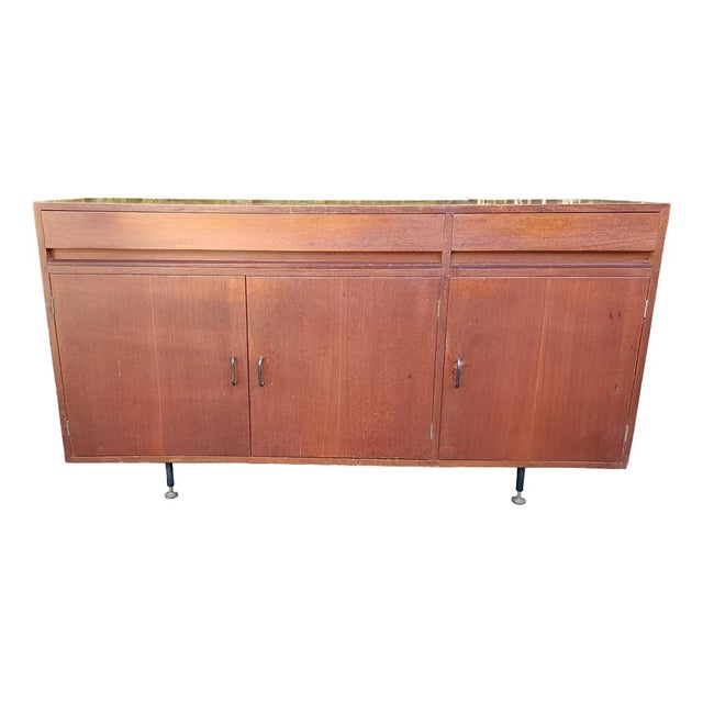 Metal Sideboard in Teak by Arne Vodder for Vamø, 1960s For Sale - Image 7 of 7