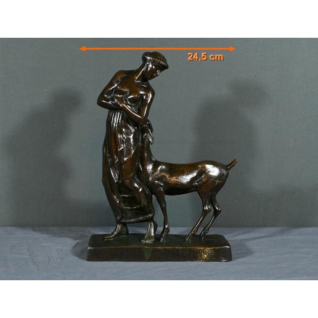 Bronze of Woman with the Fawn from Primavera, 1930 For Sale - Image 16 of 18