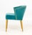 Textile Brabbu Blue Velvet Upholstered Side Chair For Sale - Image 7 of 9