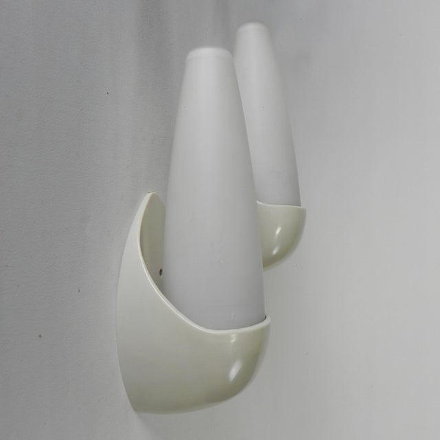 Vintage Wall Lamps in Bakelite Holder by Bo Niko, 1960s, Set of 2 For Sale - Image 10 of 11