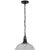 Chapman & Myers for Visual Comfort Signature Layton 14" Pendant in Bronze with Clear Glass For Sale