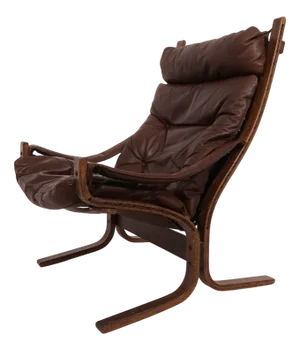 Siesta Lounge Chair in Leather by Ingmar Relling for Westnofa, 1960