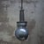 Vintage Industrial Blue Enamel Work Pendant Lamp For Sale - Image 6 of 7