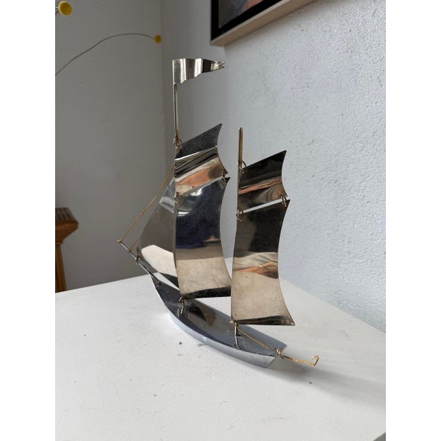 Stainless Steel Boat, 1980s For Sale - Image 15 of 18