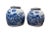 Chinoiserie Blue and White Aviary Chinoiserie Ginger Jars - a Pair For Sale - Image 3 of 5