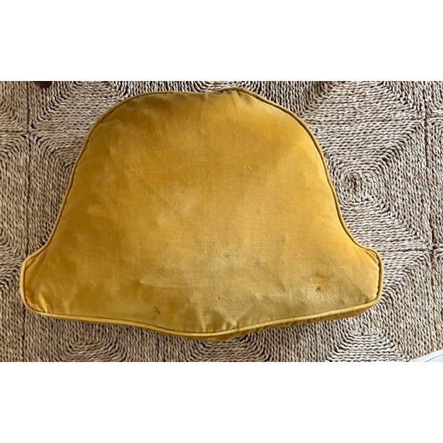 French Louis XV Bergere Chair Is Yellow Velvet and Down Seat, Signed For Sale - Image 15 of 15