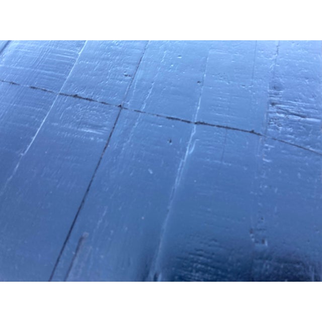 2000 - 2009 Rh Restoration Hardware Printmakers Executive Desk With Distressed Wood For Sale - Image 5 of 12