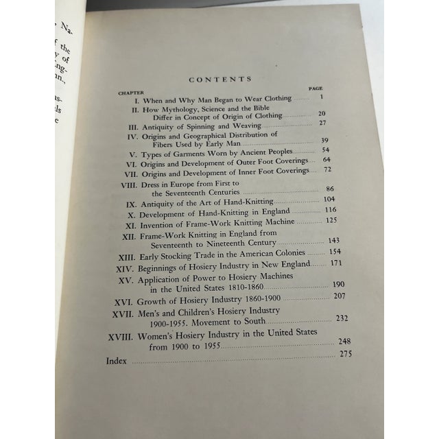 1956 History of Hosiery Book For Sale - Image 4 of 11
