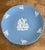 Ceramic Vintage Wedgwood Blue Jasperware “The Christmas Story” Series - Nativity Plate For Sale - Image 7 of 8