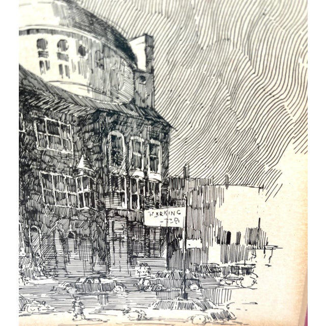 1950s Mid-Century Memphis Architectural Drawings by Paul Penczner - a Pair For Sale - Image 5 of 12