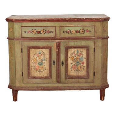 Scandinavian Painted Buffet in Pine For Sale