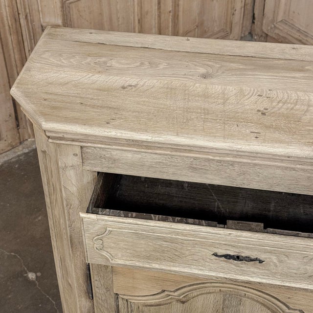 18th Century Country French Louis XV Stripped Oak Confiturier For Sale - Image 16 of 18
