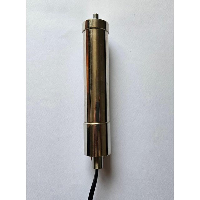 Art Deco Bauhaus Chrome Wall Lamp, Germany, 1940s For Sale - Image 7 of 12