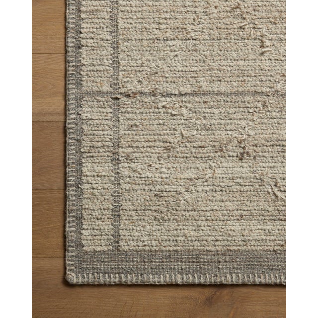 Loloi Rugs Amber Lewis x Loloi Bowie Fog / Grey 9'-6" x 13'-6" Area Rug For Sale - Image 4 of 5
