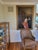 Contemporary Original Signed Oil Portrait by Rebecca Hodges – Figurative Realism, Woman in Gothic Window For Sale - Image 3 of 15