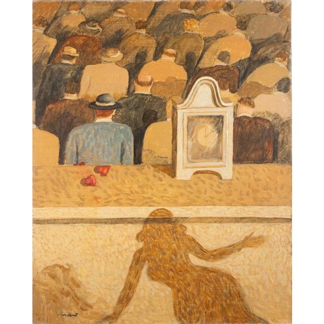 Alberto Gallerati, Leave Your Heart in It, 1980s, Oil Painting For Sale - Image 4 of 6