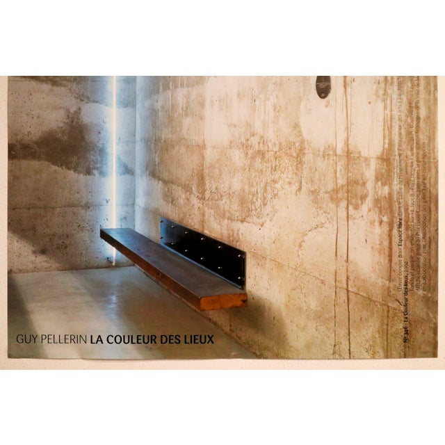 Contemporary 2002 Canadian Exhibition Poster - Espace Libre « La Couleur Des Lieux » by Guy Pellerin For Sale - Image 3 of 4
