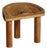Mid-Century Swedish Folk Art Sculptural Pine Stool, 1950s For Sale