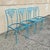 Vintage Woodard Orleans Pattern Wrought Iron Garden Patio Dining Chairs Set of 4 For Sale - Image 9 of 9