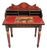 Three Hands Corp. Hand-Painted Equestrian Folk Art Secretary Desk For Sale