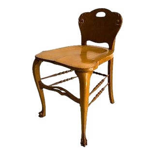 Early 19th Century Birdseye Maple Vanity Chair For Sale