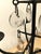 Black Vintage Erik Hoglund for Boda Iron and Glass Candelabra For Sale - Image 8 of 10