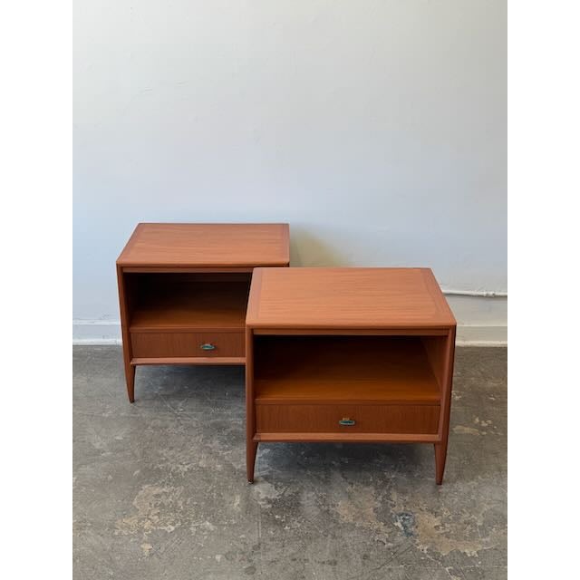 Vintage Pair of Mt. Airy Nightstands by Raymond Sobota For Sale - Image 12 of 15