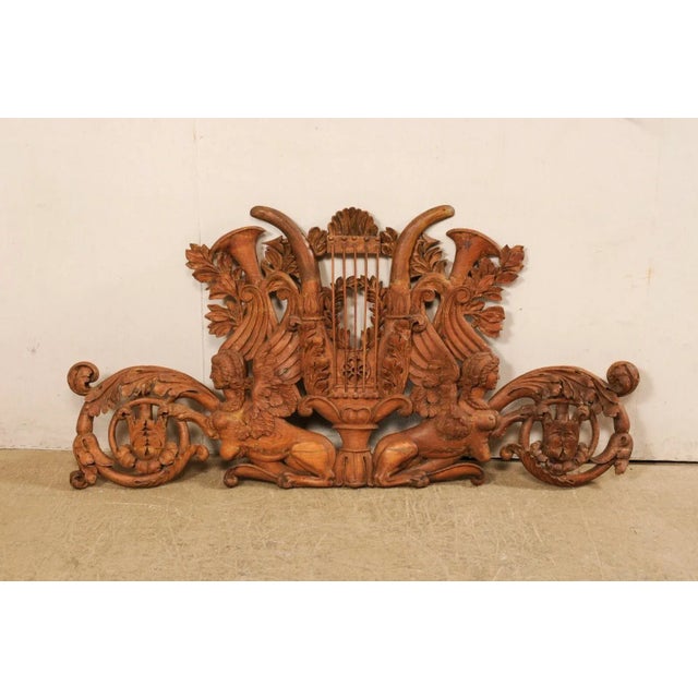 Early 19th Century Italian Sphinx Carved Plaque For Sale - Image 9 of 10