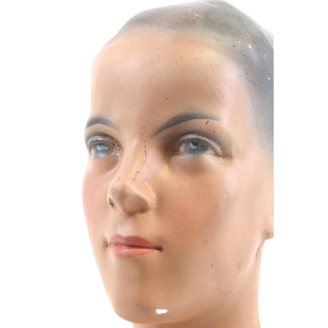 French Mannequin Head Youthful For Sale - Image 6 of 11